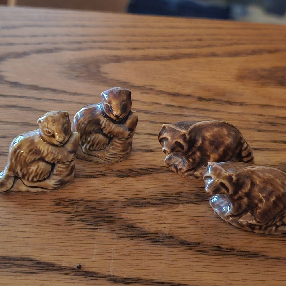 Wade Set of Ceramic Animal Figurines